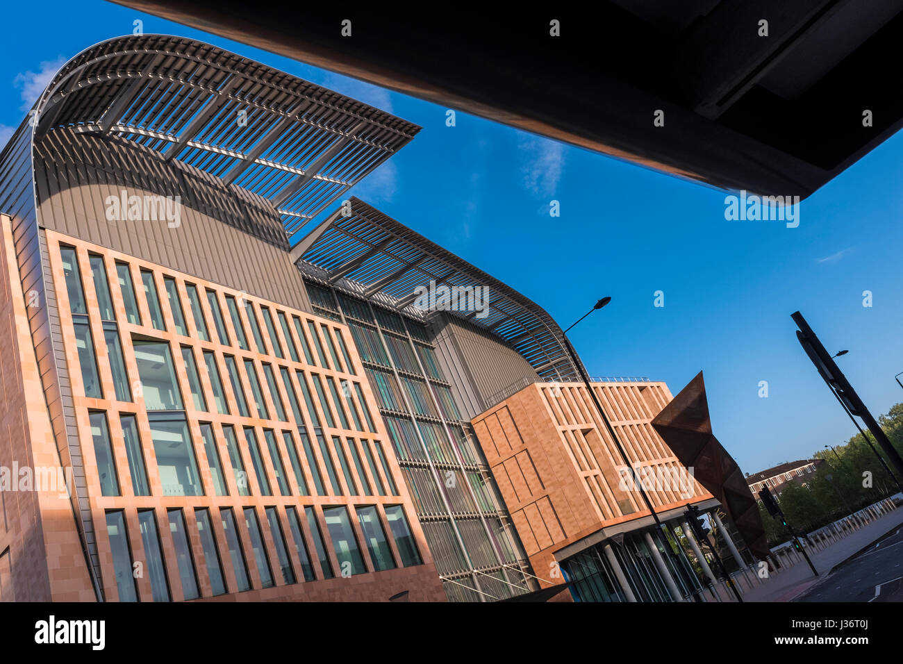 The Francis Crick Institute is a building next to St Pancras International railway station in the Borough of Camden, London, England, U.K. Stock Photo