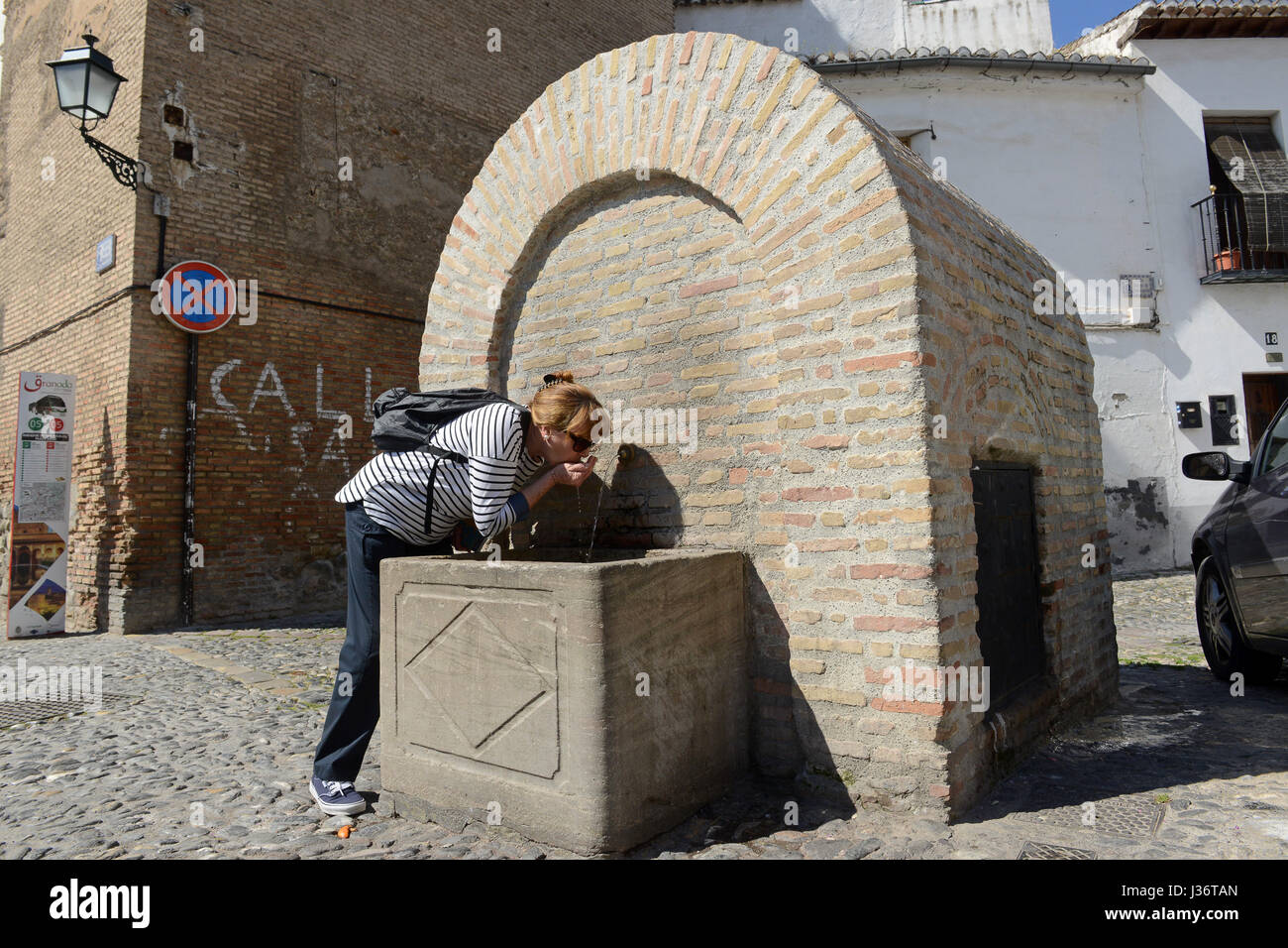 Water drinking fountain in public hires stock photography and images