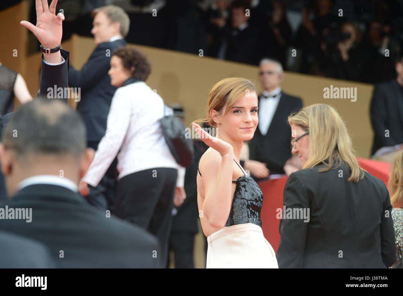 Emma Watson  66e Festival de Cannes 2013  Montée des marches du film 'The Bling Ring'  16 mai 2013 Stock Photo