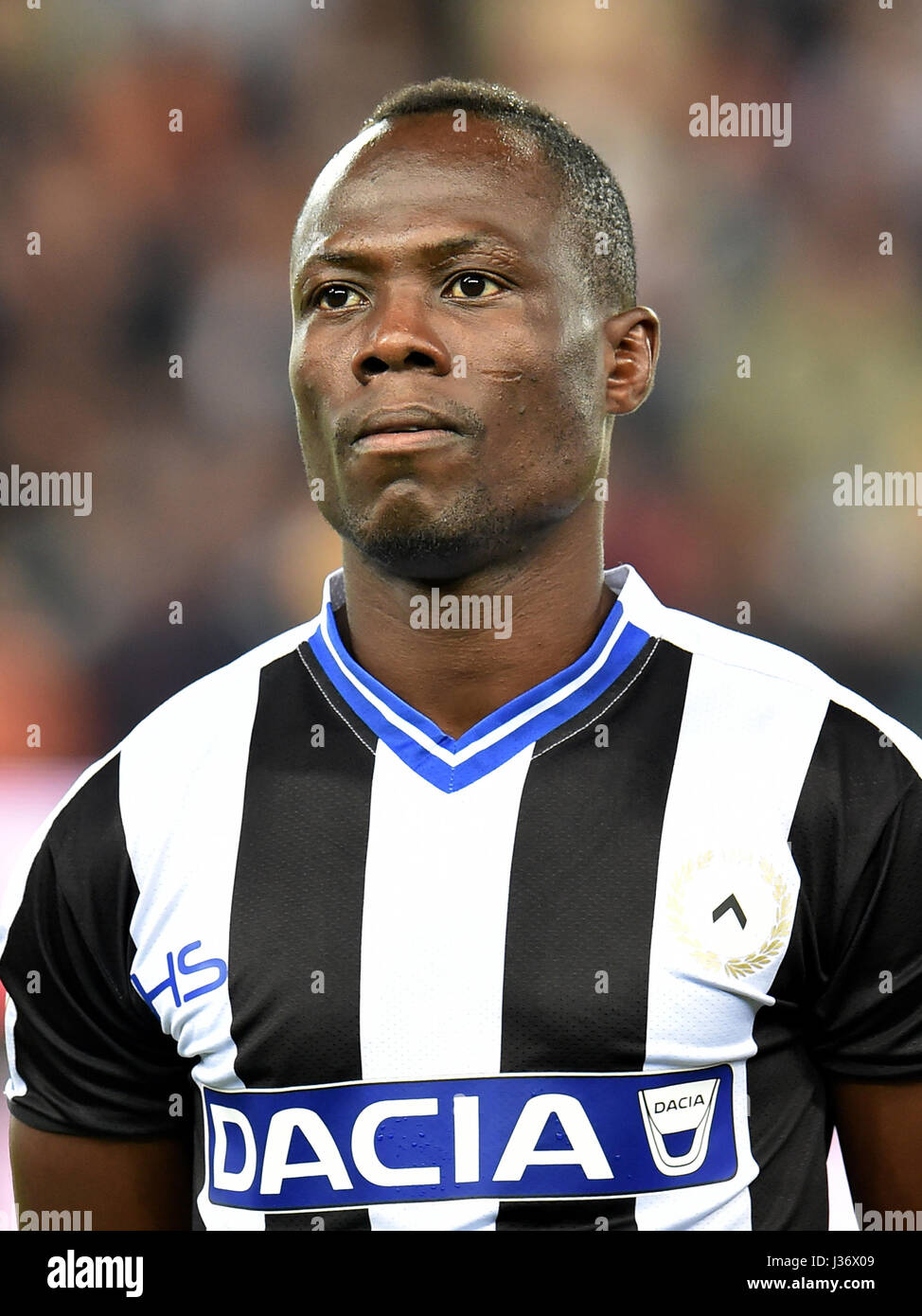 Italian League Serie A -2016-2017 /  ( Udinese Calcio ) -  Emmanuel Agyemang-Badu ' Emmanuel Badu ' Stock Photo