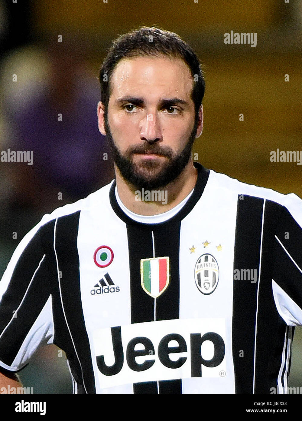 Italian League Serie A -2016-2017 /  ( Juventus FC  ) -  Gonzalo Gerardo Higuain ' Gonzalo Higuain ' Stock Photo