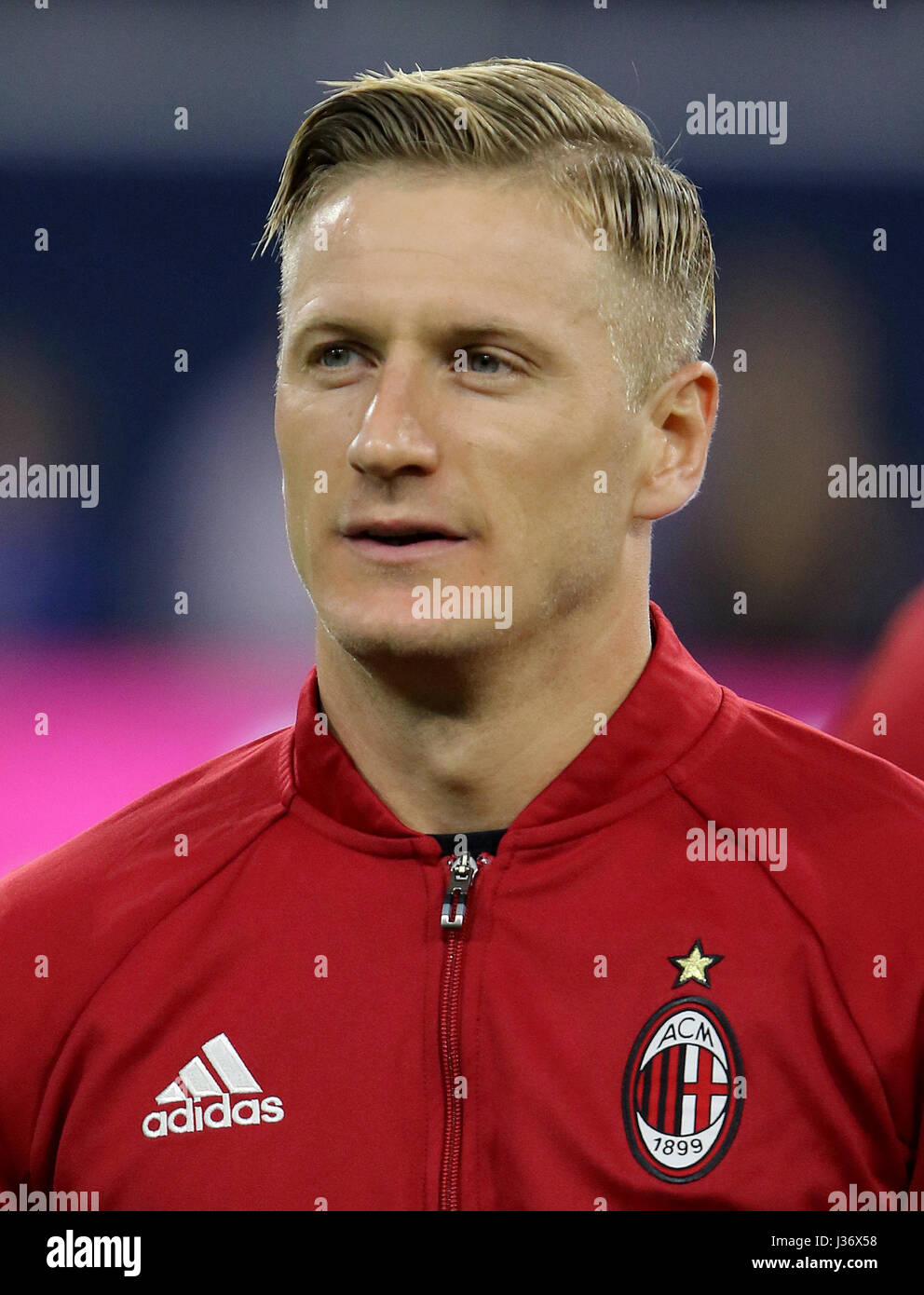 Italian League Serie A -2016-2017 /  ( AC Milan  ) -  Ignazio Abate Stock Photo