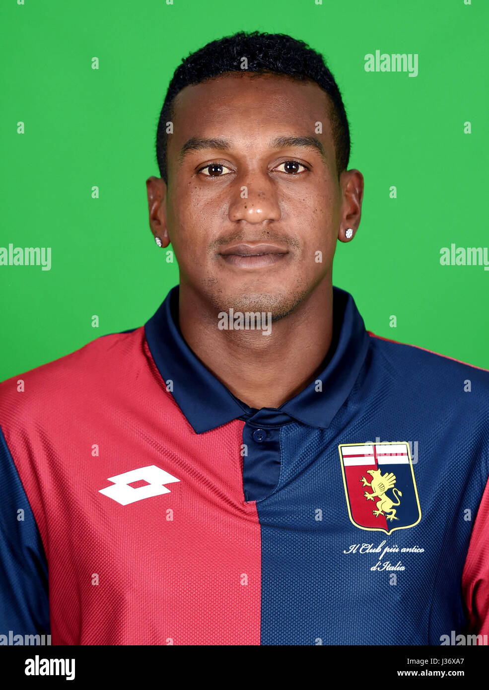 Italian League Serie A -2016-2017 /  ( Genoa CFC ) -  Edenílson Andrade dos Santos " Edenílson " Stock Photo