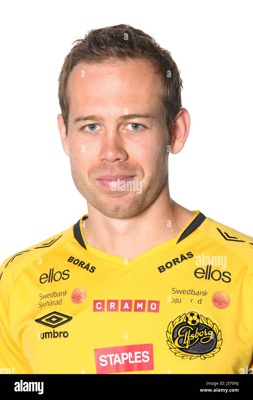 Anders Randrup Halvfigur Leverans Allsvenskan 2016 Fotboll Stock Photo