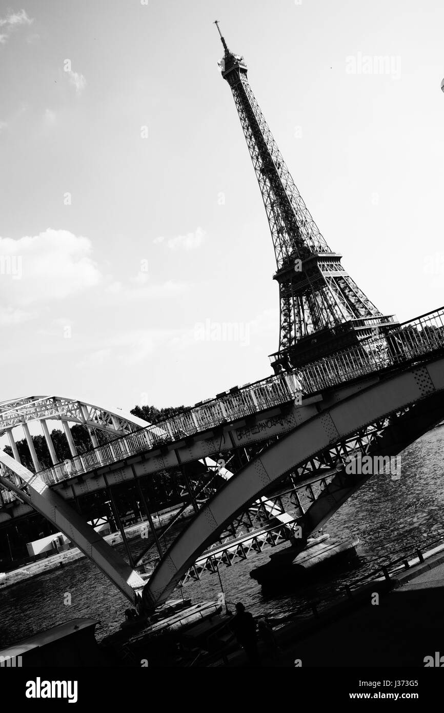 Paris, Seine, Eiffelturm Eiffel Tower Stock Photo Alamy