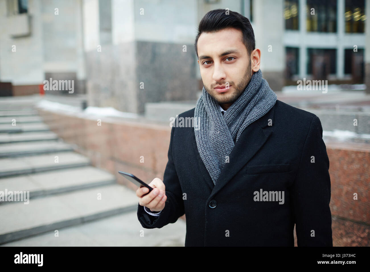 Portrait of Successful Middle-Eastern Businessman Stock Photo