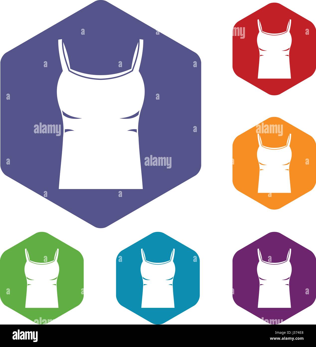 Tank top icons hi-res stock photography and images - Alamy
