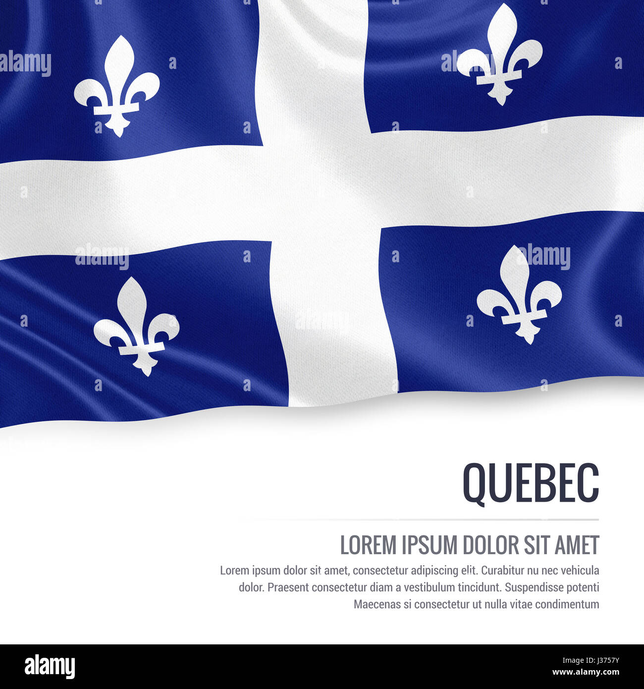 Quebecker flag hires stock photography and images Alamy