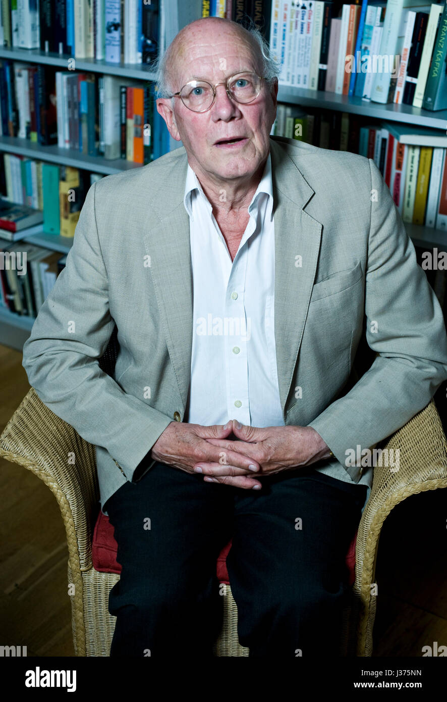 Sir Christopher Ricks, British literary critic and scholar, at the London Review of Books Bookshop, 30/07/2010. Stock Photo