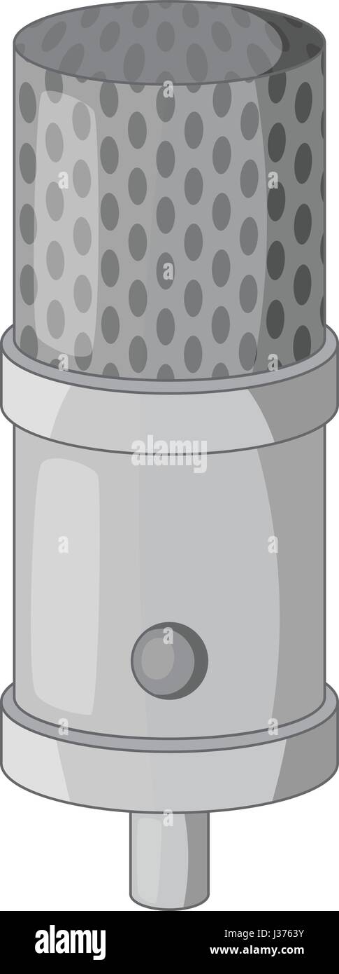 Studio microphone icon monochrome Stock Vector Image & Art - Alamy