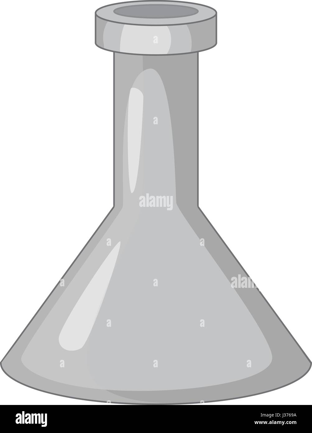 Chemical flask icon monochrome Stock Vector Image & Art - Alamy