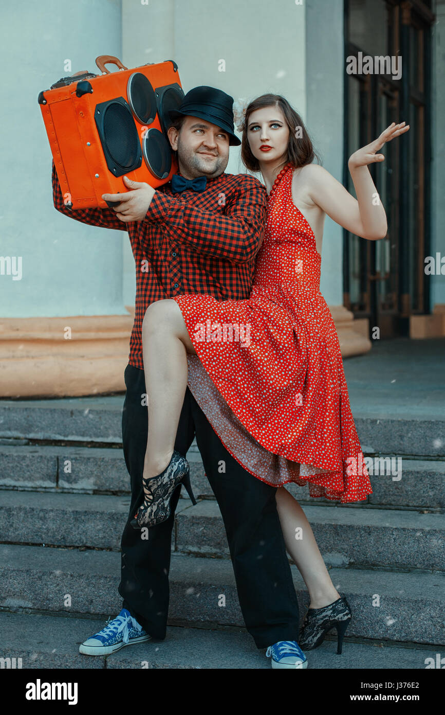Rockabilly couple hi-res stock photography and images - Alamy