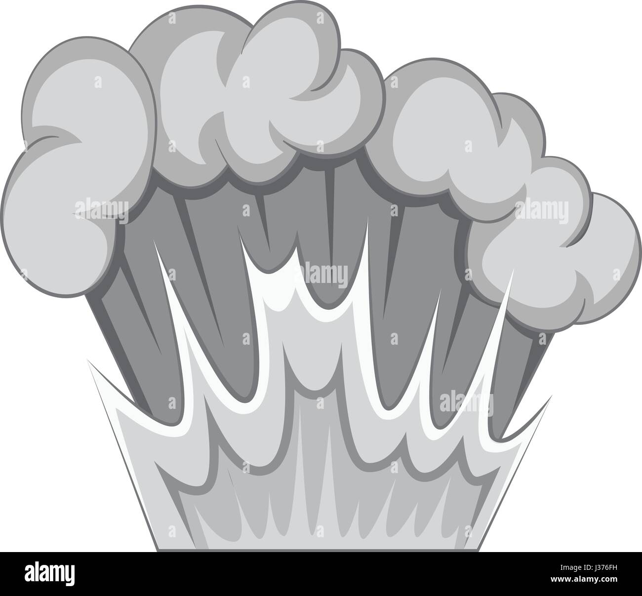 Bomb explosion icon monochrome Stock Vector Image & Art - Alamy