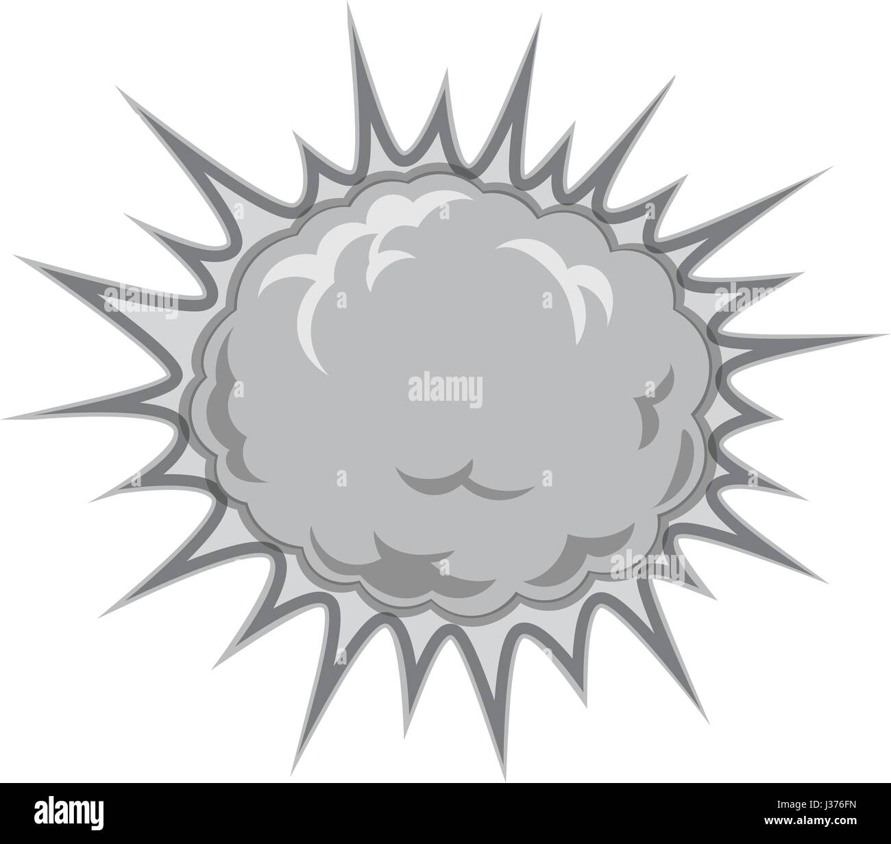 Fiery explosion busting icon monochrome Stock Vector Image & Art - Alamy