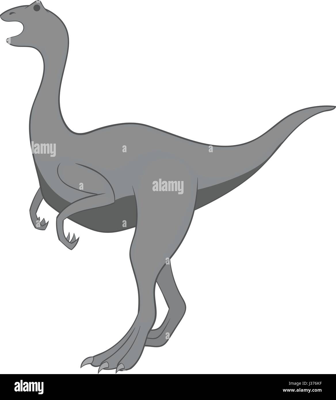 Allosaurus icon monochrome Stock Vector Image & Art - Alamy