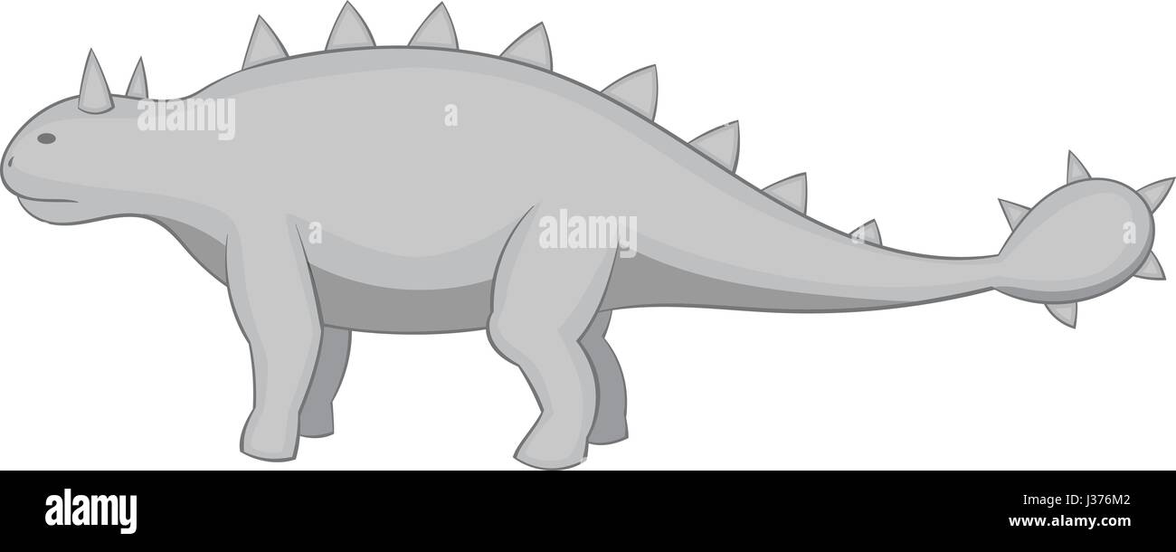 Kentrosaurus icon monochrome Stock Vector Image & Art - Alamy