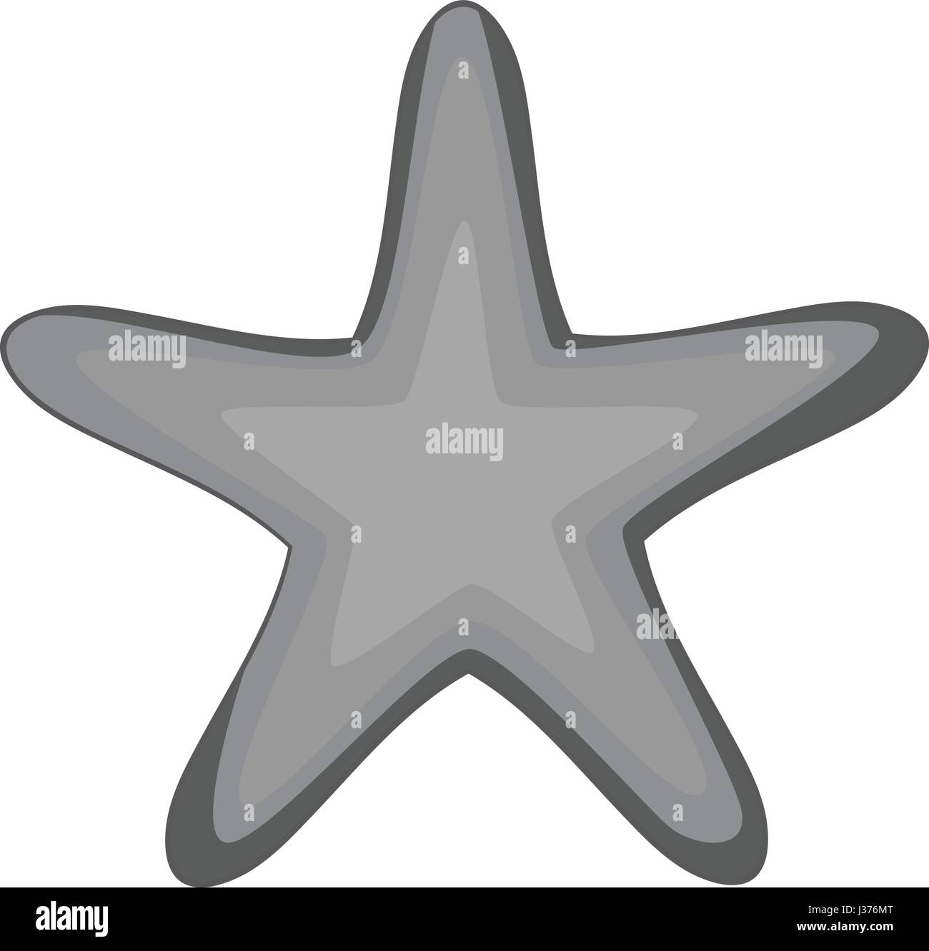 Starfish icon monochrome Stock Vector Image & Art - Alamy