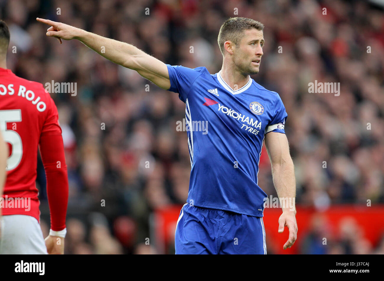 GARY CAHILL CHELSEA FC OLD TRAFFORD MANCHESTER ENGLAND 16 April 2017 Stock Photo