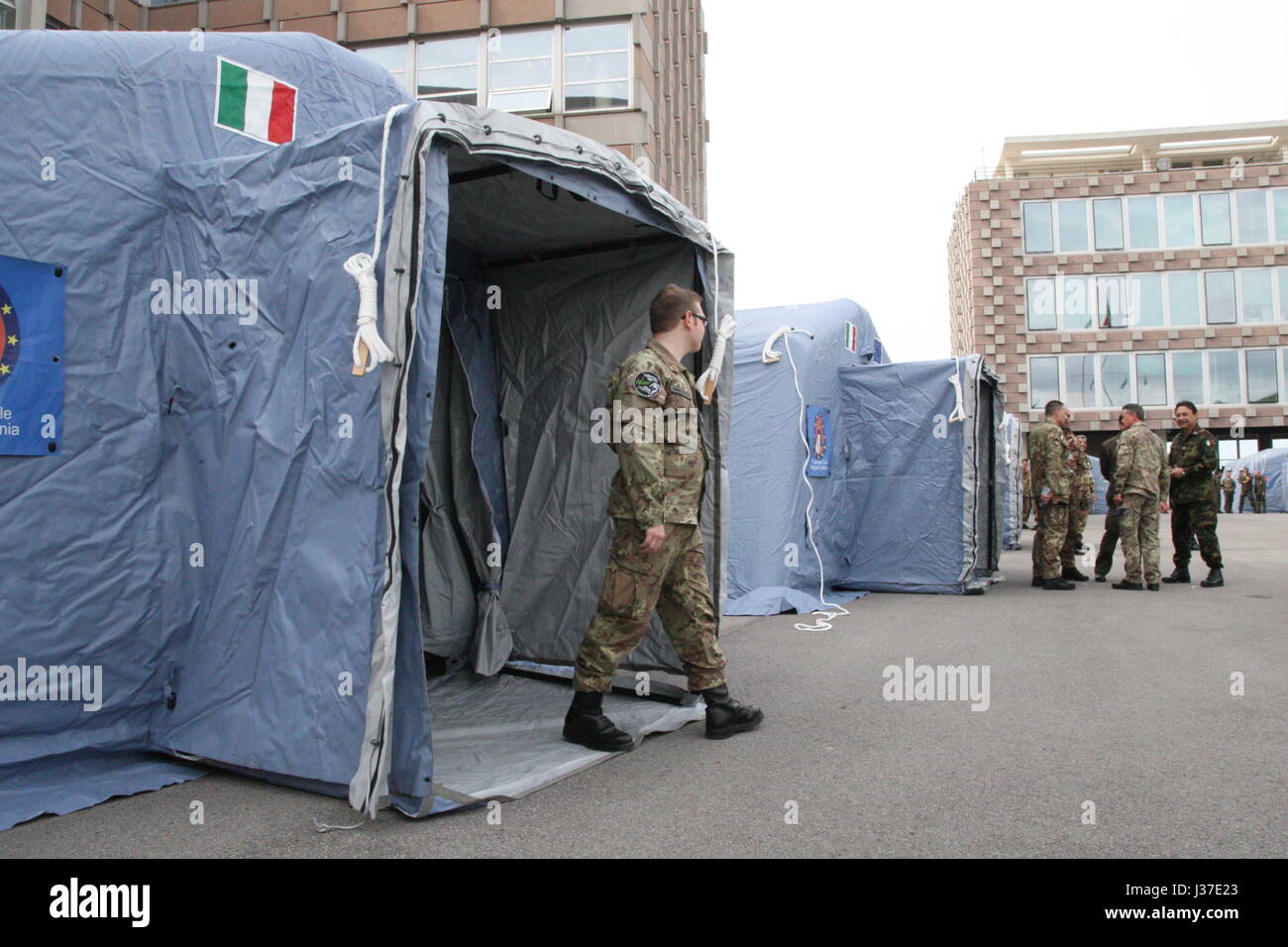 A joint exercise of civil protection 