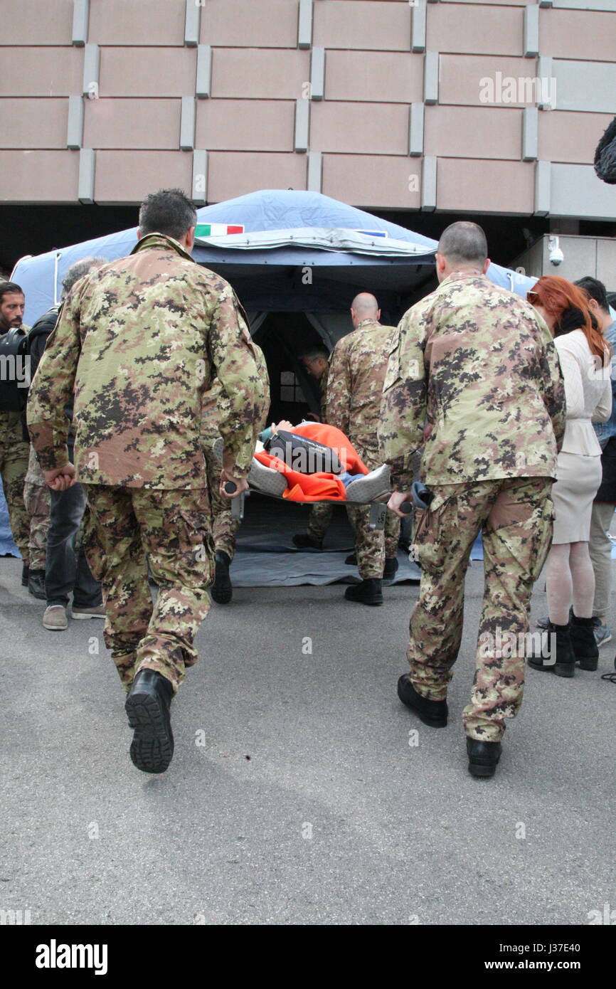 A joint exercise of civil protection 
