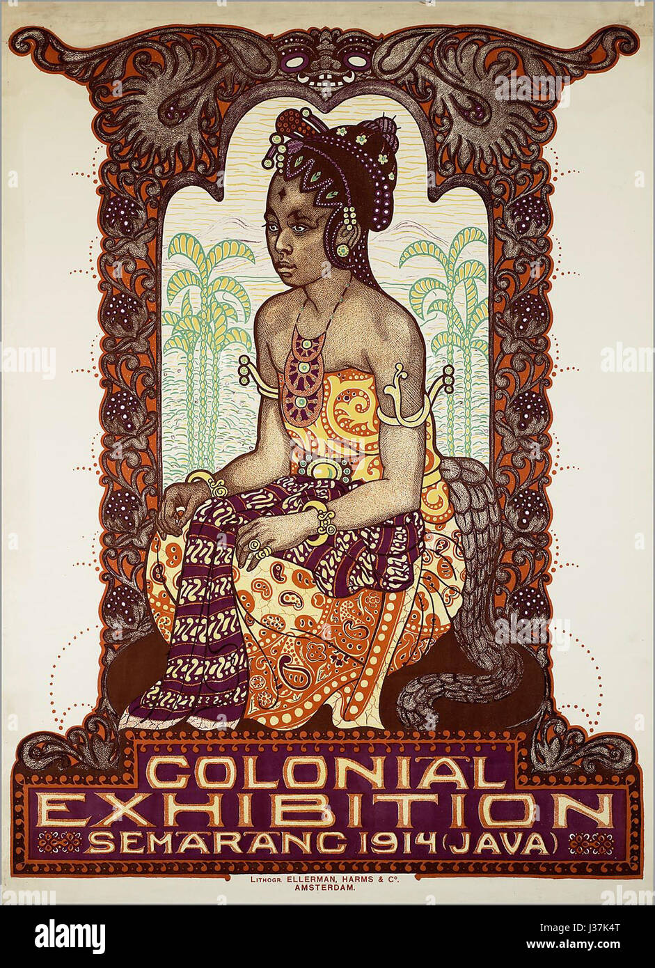 The Colonial Exhibition in Semarang, held in 1914, showcased the ...