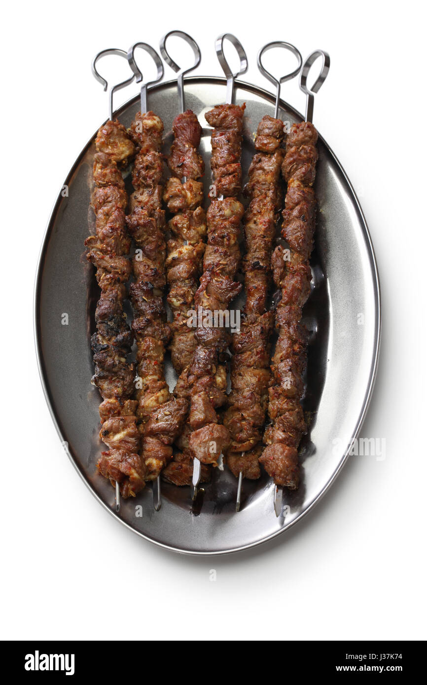 chinese spicy cumin lamb skewers, yang rou chuan Stock Photo Alamy