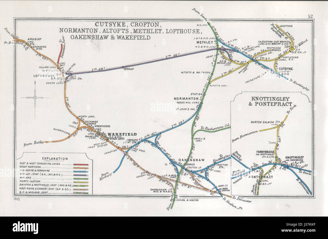 Cutsyke, Crofton, Normanton, Altofts, Methley, Lofthouse, Oakenshaw