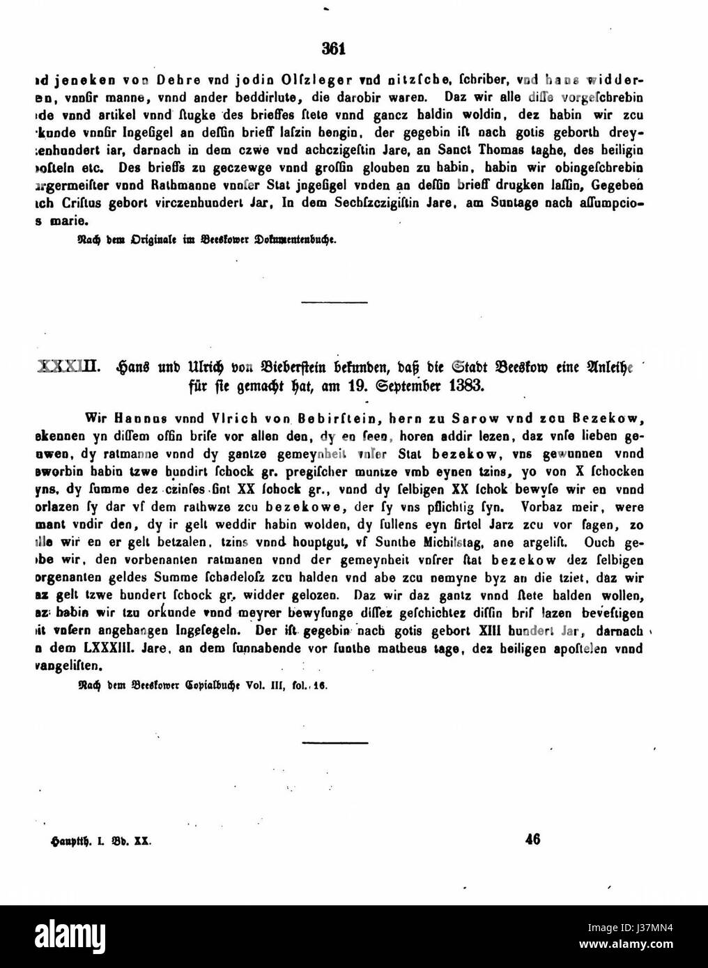 The term 'DE CDB 1 20 361' appears to be a reference to a specific document or archive item, which may require further clarification for proper context and understanding. Stock Photo