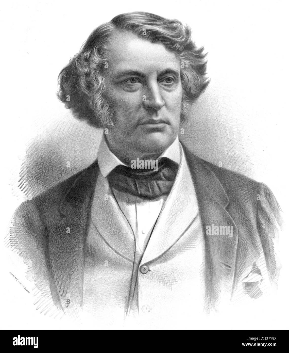 Charles Sumner Tilton Stock Photo Alamy