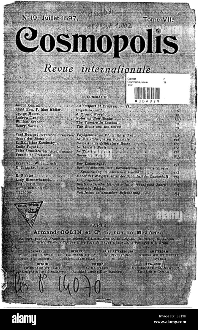 Map of cosmopolis hires stock photography and images Alamy