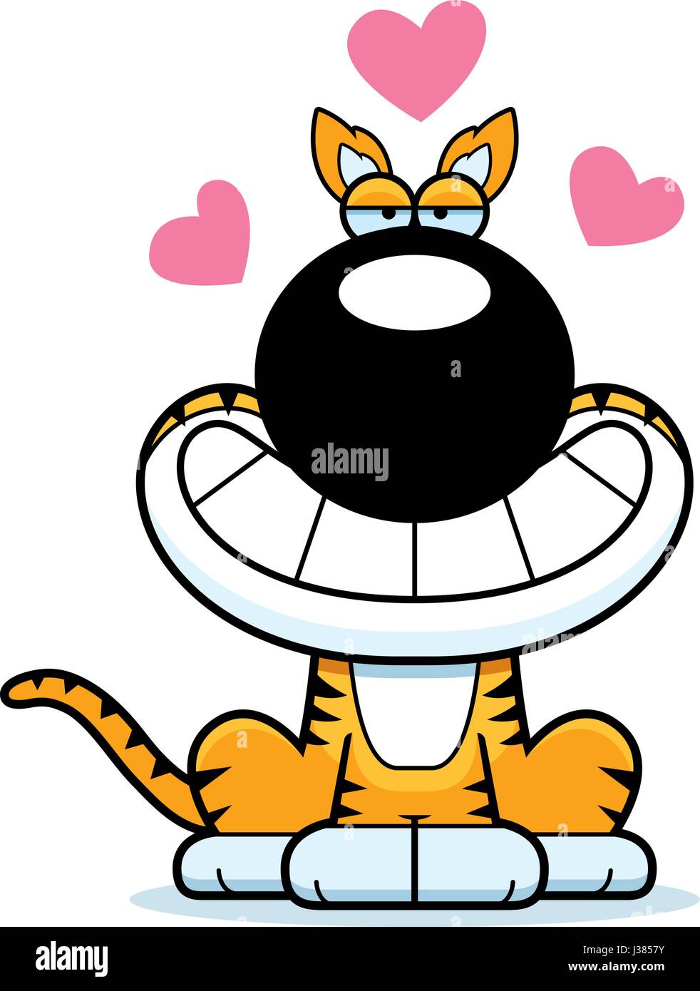 Tiger love Stock Vector Images - Alamy