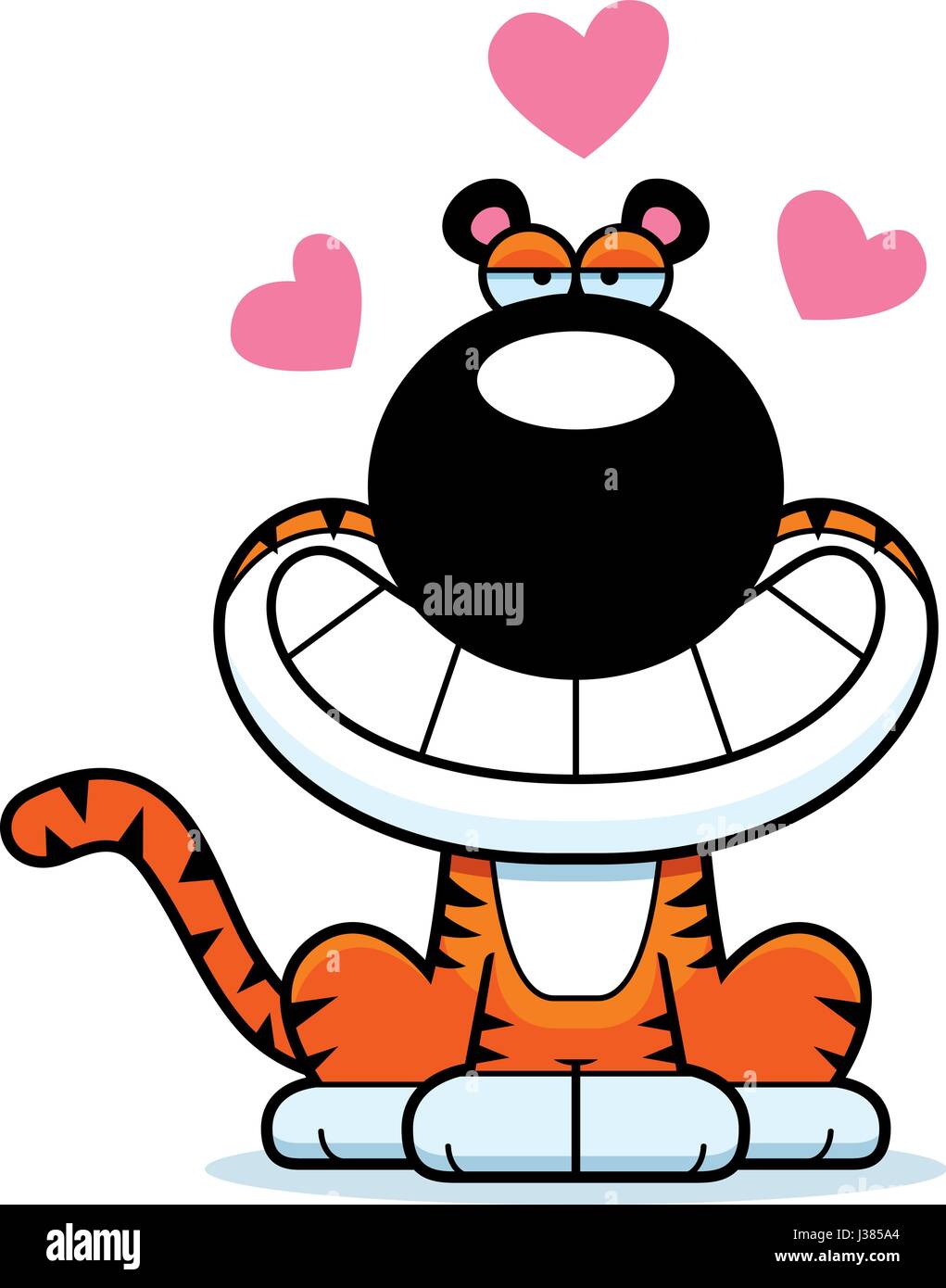 Tiger love Stock Vector Images - Alamy