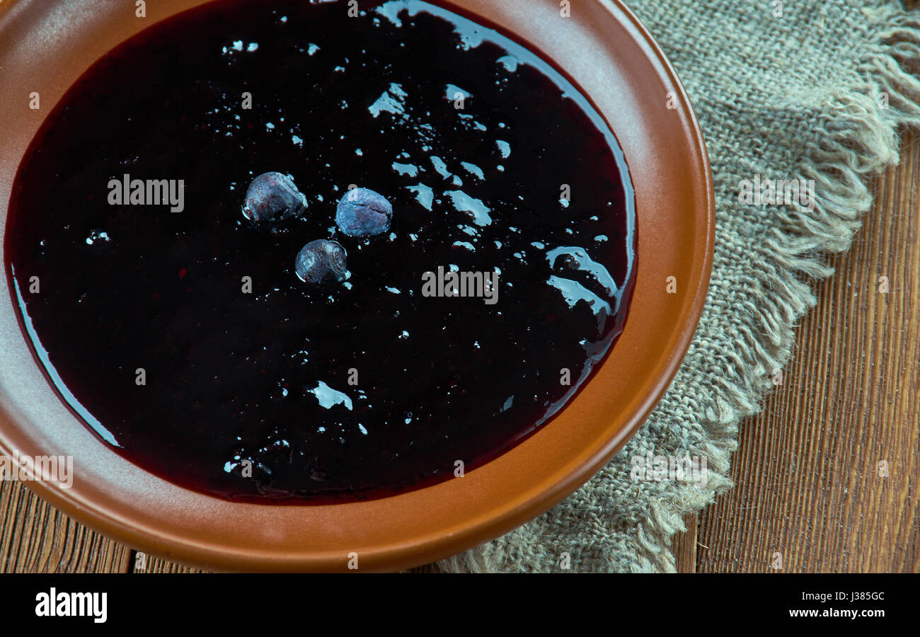 Powidl - is a zwetschgen stew. Unlike jam or marmalade Stock Photo - Alamy