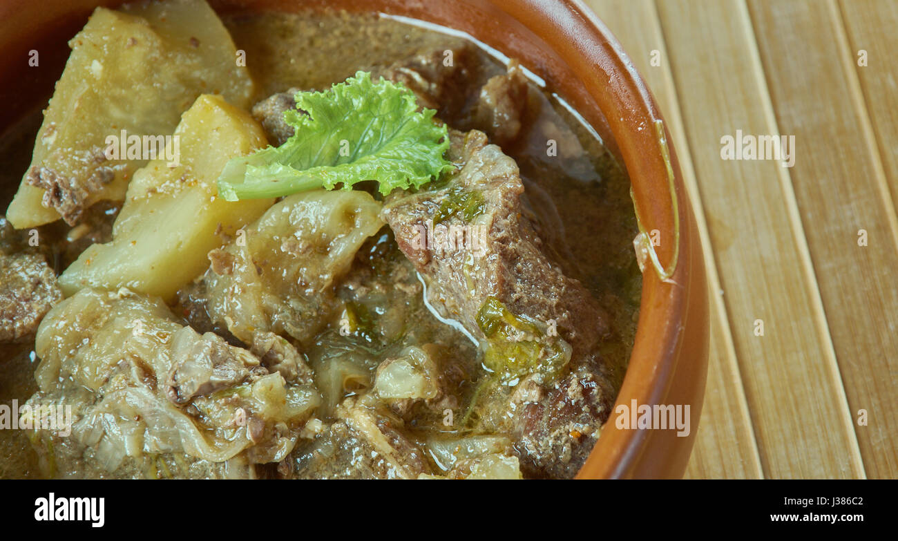 Qawarma meat preservation in the Middle East is the Lebanese Stock