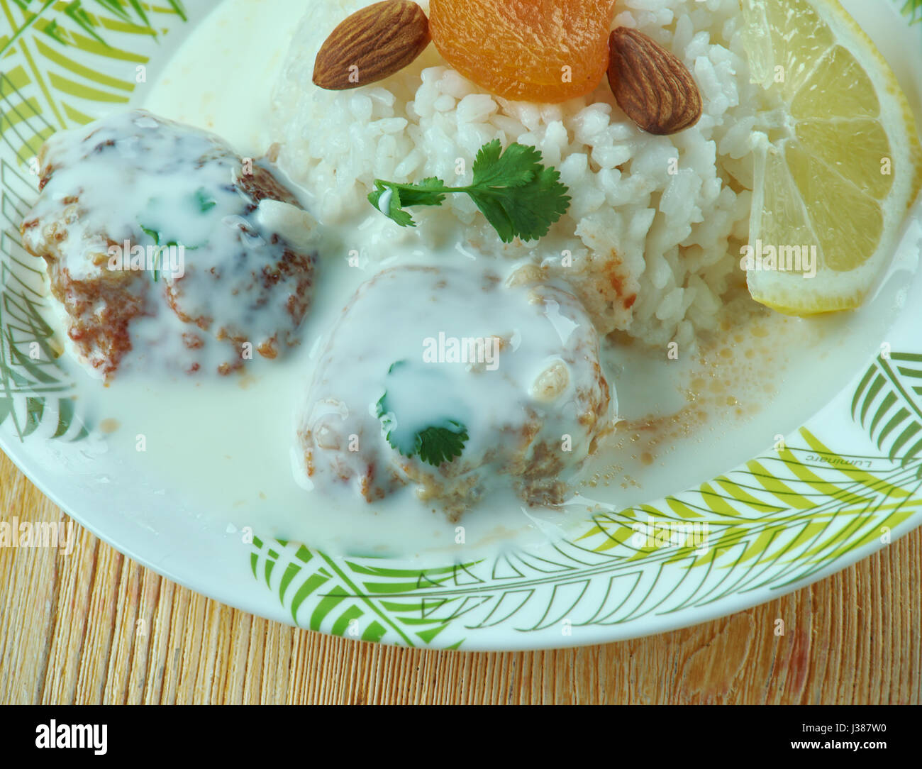 Laban Immo Lamb Cooked with Yogurt, traditional Lebanese dish Stock Photo Alamy