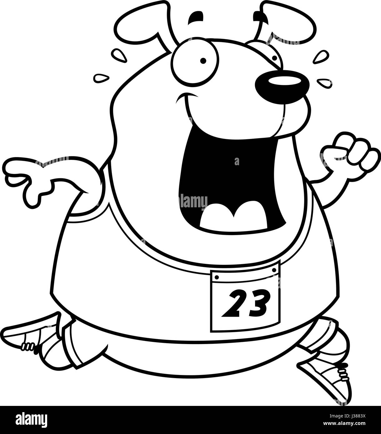 Running sprint dash Stock Vector Images - Alamy