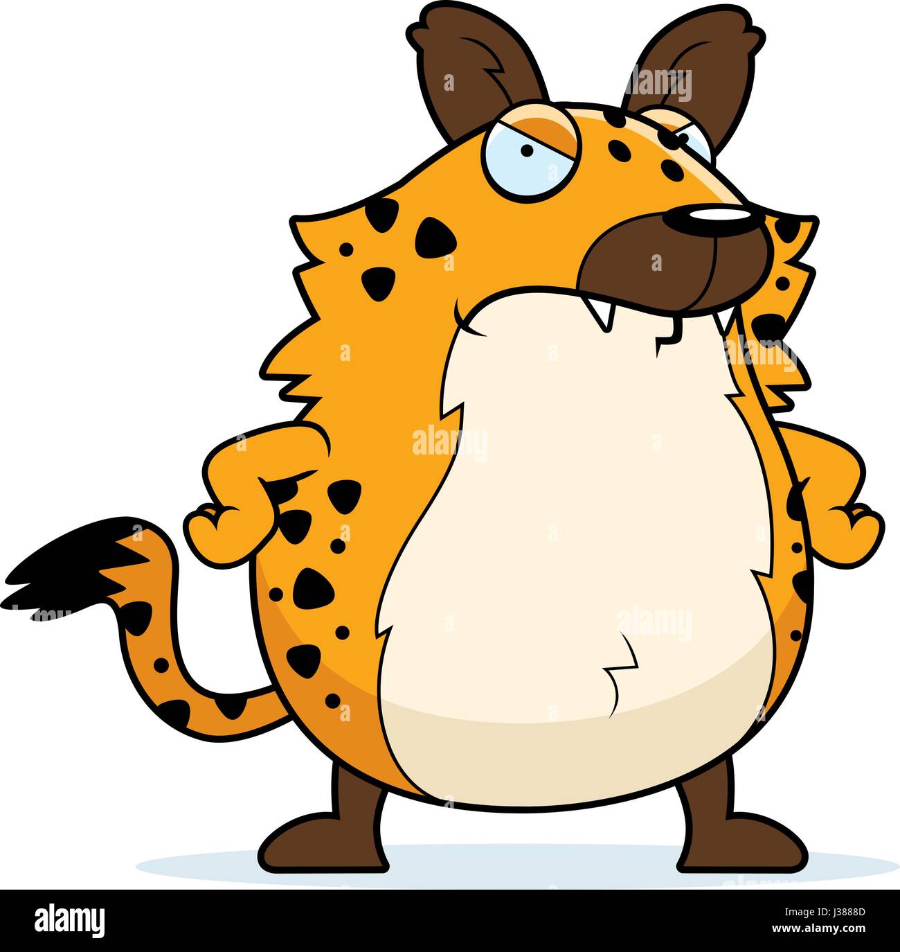A cartoon hyena with an angry expression Stock Vector Image & Art - Alamy