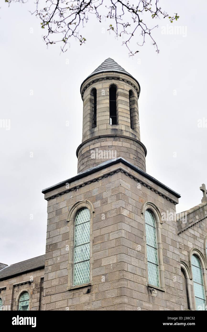 Turret on  the Church of the Sacred Heart in Dublin, Ireland. Stock Photo