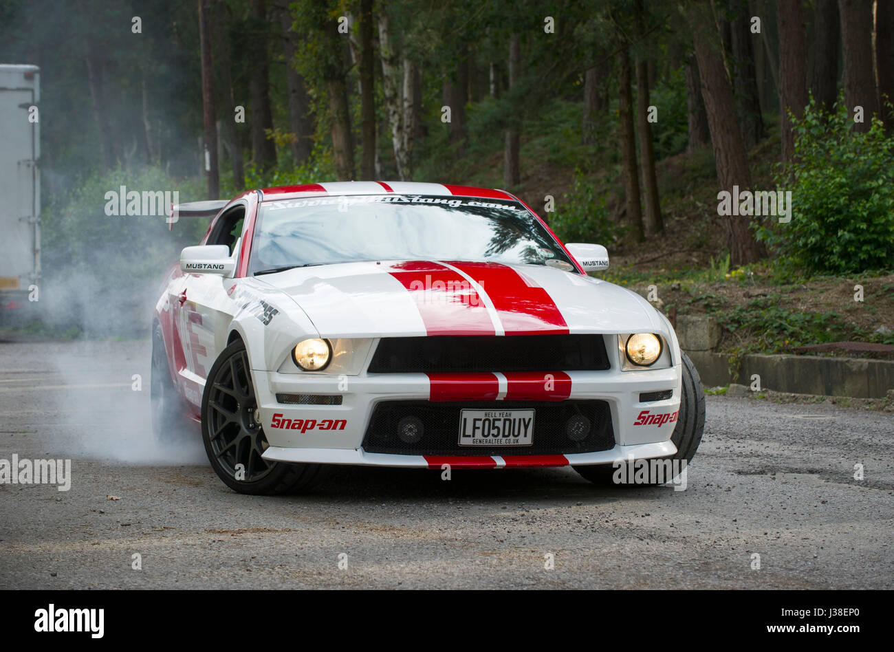 2005 custom Ford Mustang American muscle car Stock Photo