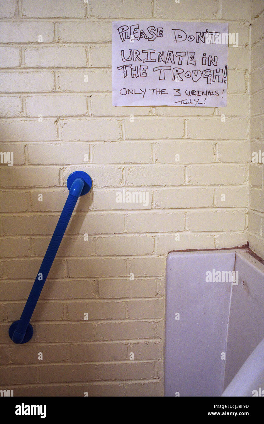 Don't wet the floor! Stock Photo Alamy