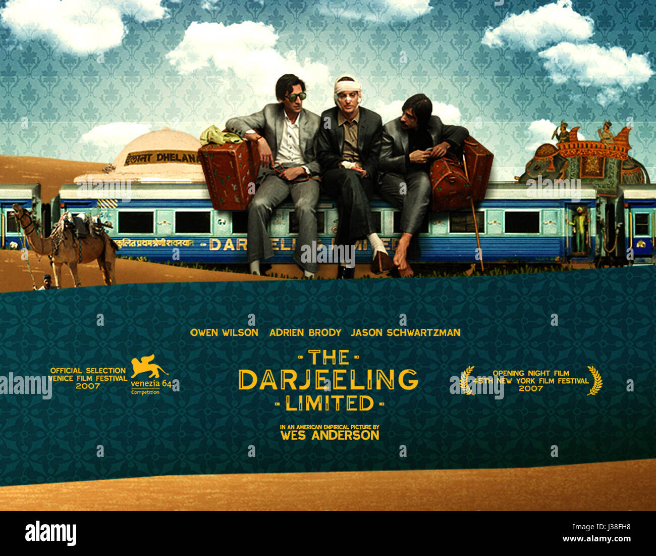 THE DARJEELING LIMITED (2007)  ADRIEN BRODY  OWEN WILSON  JASON SCHWARTZMAN  WES ANDERSON (DIR)  20TH CENTURY FOX/MOVIESTORE COLLECTION LTD Stock Photo