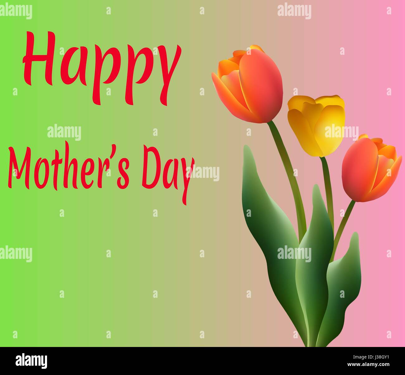 Banner congratulations on mothers day Stock Vector Images - Alamy