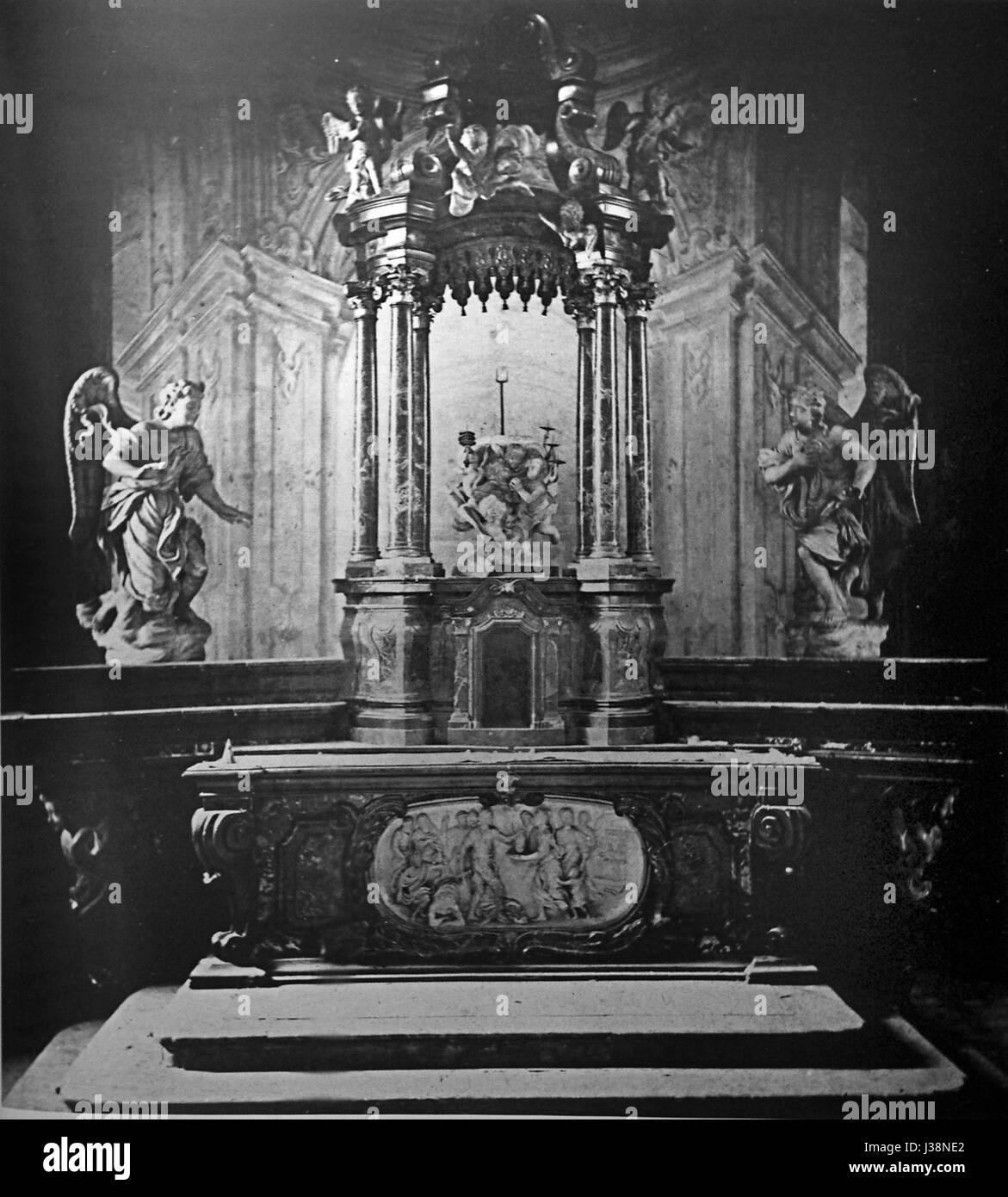 Chiesa di San Giovanni Decollato alle Case Rotte Altare 1 Stock Photo