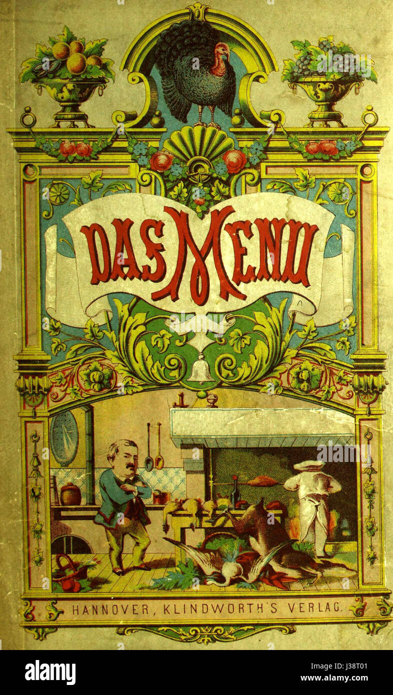 Das Menu, Ernst von Malrotie, 1878 Stock Photo - Alamy