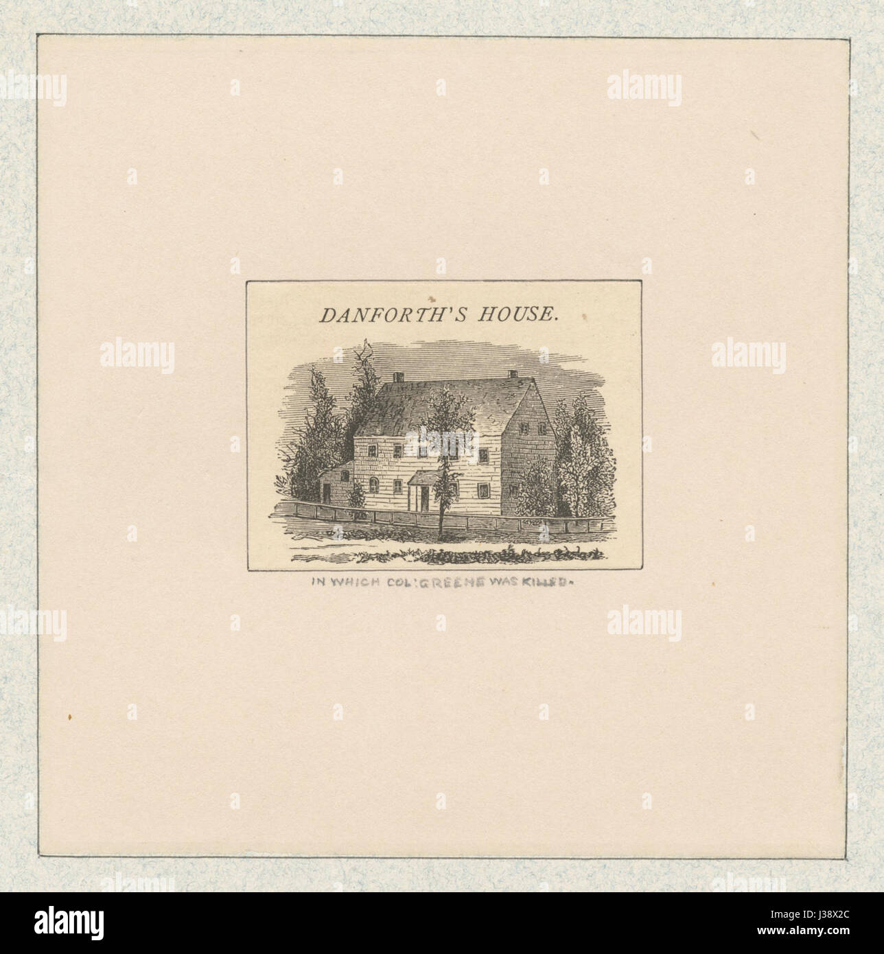 Danforth's House, located in a significant historical context, was the ...
