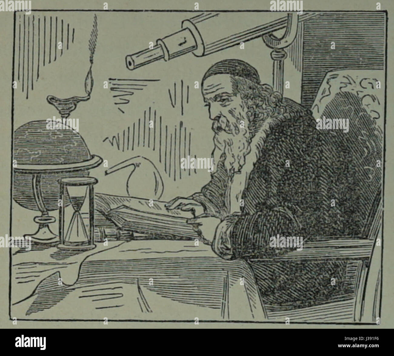 This refers to the cover illustration for a French almanac from the ...