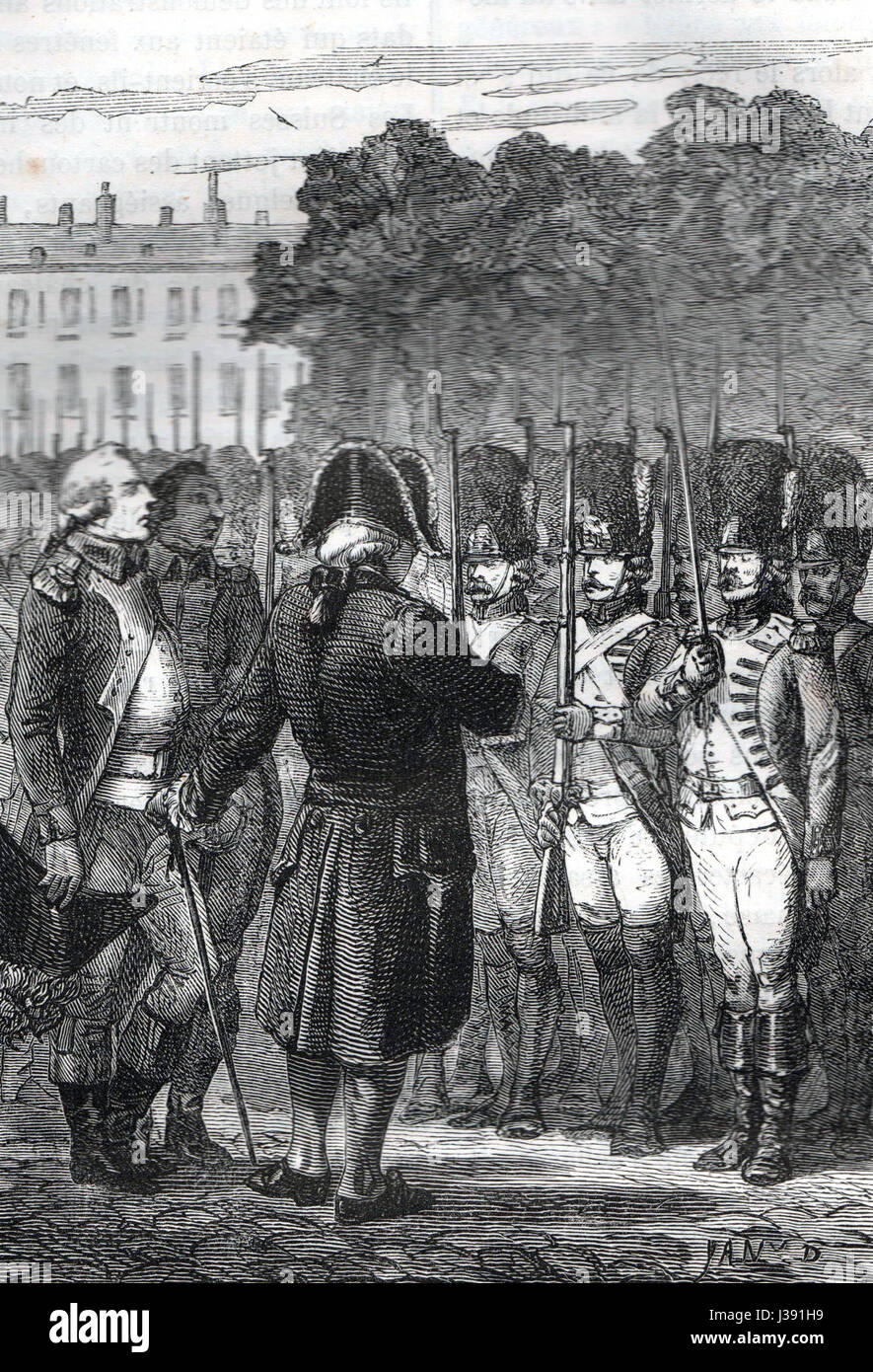 De mailly et louis xvi Stock Photo Alamy