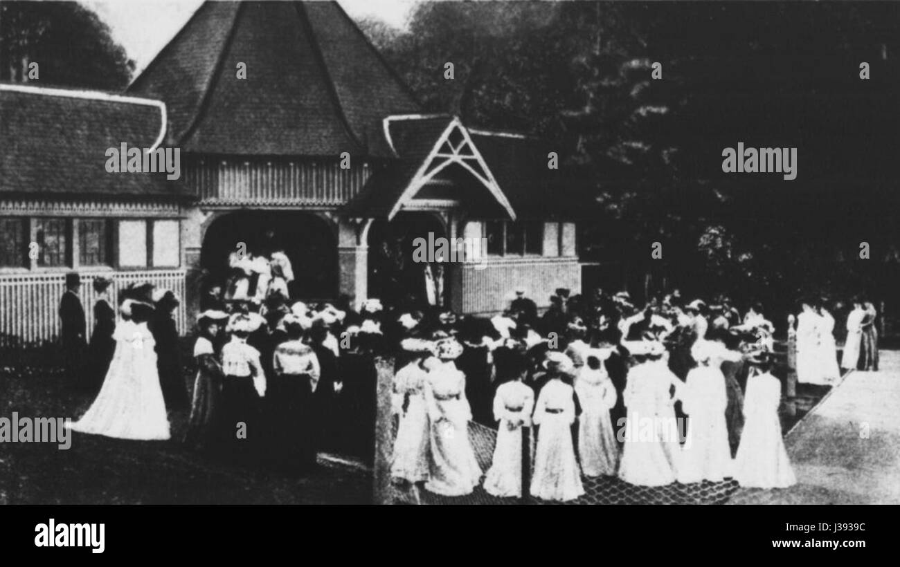 Cranbrook Fete opening 1903 Stock Photo