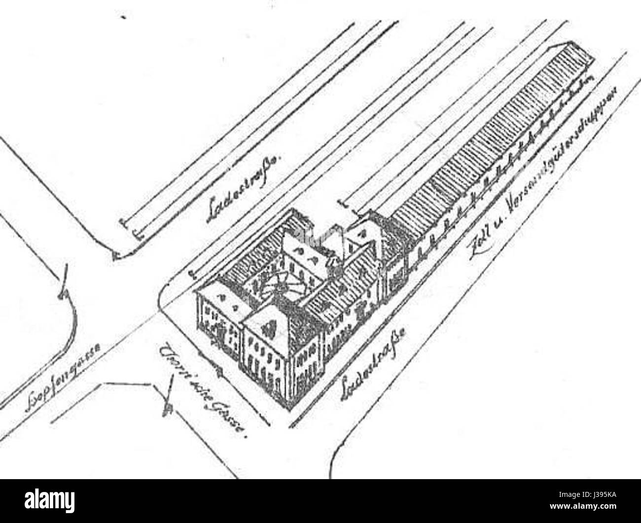 Map Of Danzig Cut Out Stock Images & Pictures - Alamy