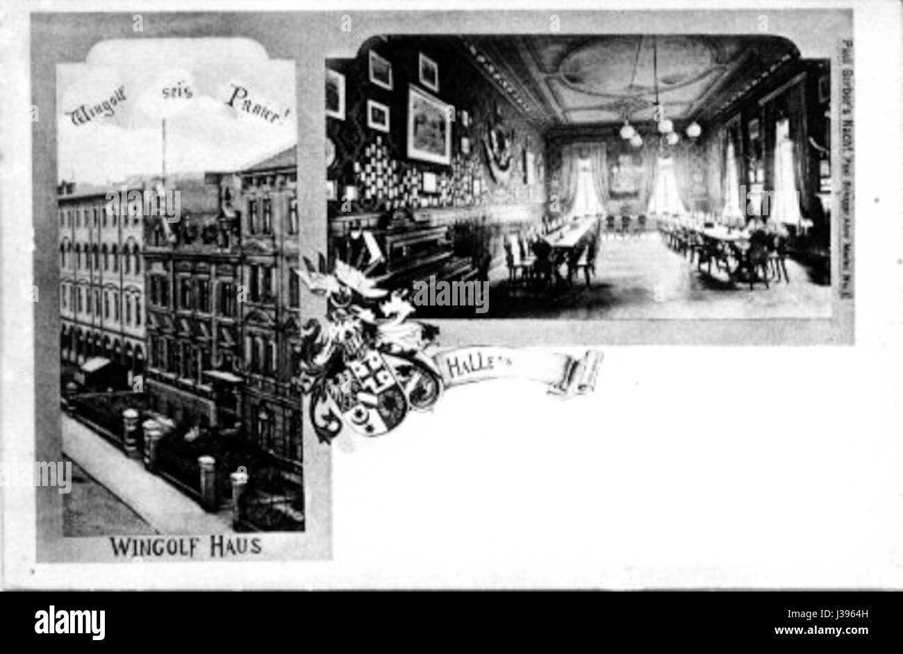 Couleurkarte hallenser wingolf 1903 Stock Photo Alamy
